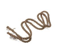 ULTECHNOVO LED Decorative Natural Hemp Rope String Lights Creative Bedroom Home Decor Lamp Easy to Install Fresh Chic Design for Party Balcony and Wall Decoration