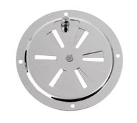 ULTECHNOVO Louvered Vent Cover Sturdy Stainless Steel 4 Inch with Side Knob Corrosion Resistant Marine Air Vent with Easy Opening and Closing Boat Accessory for Boats and Yachts for Cabin
