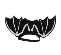 ULTECHNOVO Luminous Pet Bat Wings Costume for Cats and Small Dogs, Adjustable Felt Material Halloween Dress up Accessory for Holiday Cosplay Party Decoration, Black Bat Shape
