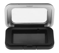 ULTECHNOVO Magnetic Makeup Palette Magnetic Eyeshadow Palette Black Plastic and Iron Multifunctional Storage Minimalist Sl nd Stylish Design for DIY Cosmetics Powder and Travel Kit