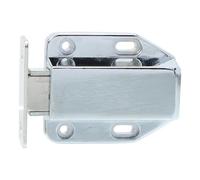 ULTECHNOVO Magnetic Push Latch Bounce Device for Cabinet Door, Zinc Alloy with Automatic Closing Function, Silver Cupboard Door Catch Suitable for Kitchen and Furniture Accessories