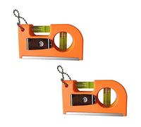 ULTECHNOVO Magnetic Small Pocket Level Tool Zipper Level Mini Balancing Calibrator Precision Level 2pcs