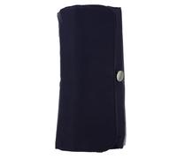 ULTECHNOVO Makeup Brush Bag Multifunctional Rolling Cosmetic Case Organizer for Travel in Navy Blue with Dustproof Design