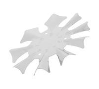 ULTECHNOVO Manicure Nail Template Stainless Steel Silver C, French Manicure Tip Tool for Personal Use and Professional Nail Artists