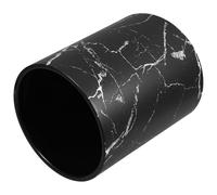 ULTECHNOVO Marble Pattern Lidless Trash Can 12l Medium round Garbage Bin for Home Office Bedroom Bathroom Modern Marbling Wastebasket without Cover