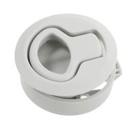 ULTECHNOVO Marine Hatch Latch round Flush Pull Slam Latch for Yacht Locker and Trailer Door, Weather Resistant Nylon Material with Versatile Installation for Camper and Cargo Trailer Use