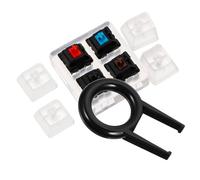 ULTECHNOVO Mechanical Keyboard Tester with Acrylic Base, Lightweight Abs Keycap Testing Tool for Professional and Personal Use, Suitable for Gaming Keyboards and Evaluation Random Color