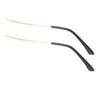 ULTECHNOVO Metal Glasses Arm Replacement for Glasses Repair and Replacement with Streamlined Design Easy to Install 1 Pair Stylish Golden Metal Sunglasses Arms for Eyeglasses