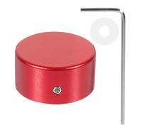 ULTECHNOVO Metal Guitar Effects Pedal Footswitch Knob Cap Red Single Piece Potentiometer Control for Electric Guitar Amplifier Accessories