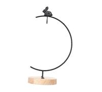 ULTECHNOVO Micro Landscape Hanging Stand Iron Ornament Display Stand Rabbit Shape Iron Frame Home Office Decoration Eco Glass Bottle Holder