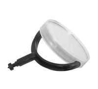 ULTECHNOVO Microscope Reflective Mirror Bracket for Biological Microscopes, Double Side Plane Concave Design, 360 Degree Rotation, Iron Material, Adjustable Angle, for Exploring