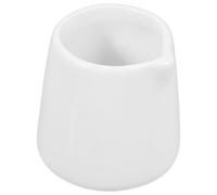 ULTECHNOVO Mini Ceramic Creamer Pitcher Small White Milk Jug Porcelain Sauce Pourer for Coffee Salad Dressing Kitchen Use