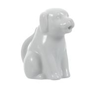 ULTECHNOVO Mini Ceramic Milk Jug 40ml with Handle, Cute White Dog Sauce Holder and Milk Pitcher for Coffee and Sauce Serving, Small Creamer Pot for Kitchen and Dining Use