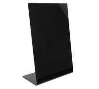 ULTECHNOVO Mini Chalkboard Sign with Base, Decorative Acrylic Black Board for Wedding and Birthday, Small and Chic Writing Board with Stunning Smooth Edges, for Tabletop Messages