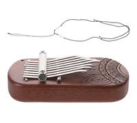 ULTECHNOVO Mini Kalimba Thumb Piano with 8 Keys, Wooden and Metal Material, Producing Beautiful and Natural Sounds, for Relaxation and Recording, Portable Musical Instrument for Adults