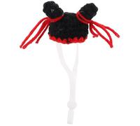 ULTECHNOVO Mini Knitted Hat for Hamsters and Mice Lightweight Polyacrylic Fiber Cap with Adjustable Design Adorable Small Pet Head Accessory for Cosplay Parties