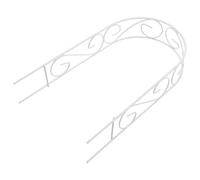 ULTECHNOVO Mini Wedding Arch Dollhouse Iron Frame for Garden Weddings White