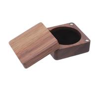 ULTECHNOVO Mini Wooden Coin Display Box with Magnetic Closure and Protective Features, Decorative Medal Storage Case for Coins and Medals at Your Desk or Traveling, Compact Walnut Collectors