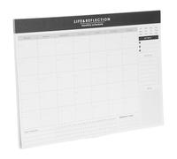 ULTECHNOVO Minimalist Monthly Planner Paper Pad A4 Size, Versatile and Lightweight Study Planner with Plain and Simple Monthly Layout for Effective Organisational Needs and Task Management