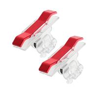 ULTECHNOVO Mobile Game Trigger for Phone Red Abs Material with Precision Shooting and Universal Fit Ergonomic Controller Accessory for Mobile Gamers Enhancing Quick Response