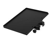 ULTECHNOVO Movable Sound Tray Microphone Sound Card Tray Metal Shelf Bracket Black Abs Metal Sturdy Safe to Use Workmanship for Lectures and Speaking