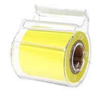 ULTECHNOVO Multi-function Self-stick Note Tape Roll Full Adhesive, Stylish Yellow Paper and Abs Material, Portable Decorative Memo for Making To-do Lists at Home Or Office Use