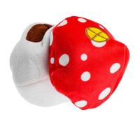 ULTECHNOVO Mushroom Shape Hamster Hideout Bed Made of Soft Cotton, for Small Pets and Hamsters, for Everyday Life and Cage Use, Providing A Warm and Comfortable Sleeping and Playing Space