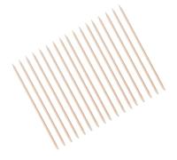 ULTECHNOVO Nail Art Sticks Convenient Operation 200pcs Double-end Cuticle Pushers Wooden Nail Cleaning Sticks Easy to Carry for Pedicure Personal Use
