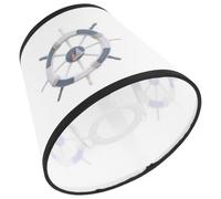 ULTECHNOVO Nautical Light Shade Cloth Lampshade for Home Decoration and Floor Lamp Simple Structure Replacement Lampshade that Keeps Light Clean Suitable as Bedside Lamp Shade