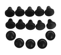 ULTECHNOVO Non-Slip Silicone Hole Plugs Oven Feet Pads 15Pcs Rubber Caps for Microwave and Gas Stove Anti-Collision Dust Covers with Vibration Dampening