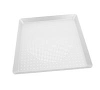 ULTECHNOVO Nonstick 12 Inch Rectangular Pizza Pan with Holes, Aluminum Alloy Baking Tray for Oven, Temperature Resistant and Versatile Usage, for Restaurant Operations and Family Gatherings