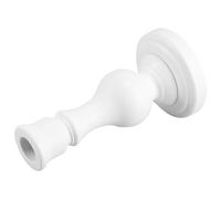 ULTECHNOVO Nordic Simple Candleholder Decor White Candleholder Stand Decorative Candle Container for Dining Table and Living Room Home Ornament