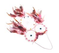 ULTECHNOVO Owl Dream Catcher Wall Hanging Stylish Boho Bedroom Decor for Easy to Install Decorative Wall Ornament for Girl Bedroom and Living Room