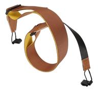 ULTECHNOVO Oxford Cloth Ukulele Strap Belt with Double Hooks and Easy Removal, Coffee Colour Musical Instrument Accessory for Electric and Folk Guitar Players, Gift for Musicians