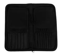 ULTECHNOVO Paint Brush Holder Canvas Rollup with 15 Slots Breathable Fine Natural Canvas Organizer for Artists Art Supplies Storage Case