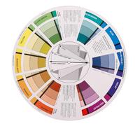 ULTECHNOVO Paint Mixing Learning Guide Colour Wheel for Painting Lightweight Paper Material with Gradient Effects for Painters and Designers Art Class Tool