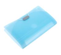 ULTECHNOVO Paper Document File Holder Portable Expanding Binder with Button Design, Pp Material, Stylish Simple Design, A6 Size, Suitable for School and Office Use by Doctors and Students