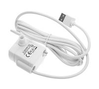 ULTECHNOVO Pet Water Dispenser Pump 5v 1a Submersible Quiet Operation White Abs Material with USB Cable for Cat Water Fountain Replacement Suitable for Households and Pet Shops