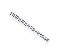 ULTECHNOVO Piano Keyboard Practice Key Portable White Piano Finger Simulation Paper Guide Aid