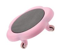 ULTECHNOVO Pink Core Sliders with Five Sliding Wheel Construction, Plastic Flower-shaped Abdominal Exercise Slider Disc for Home Use and Ab Sculpting Workouts