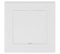 ULTECHNOVO Plastic Access Panel Door for Plumbing and Air Conditioning with Click Open Close Mechanism, Abs Material, White Colour, Easy to Install Ceiling Access Door Suitable for Overhead