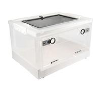 ULTECHNOVO Plastic Hamster Cage with Front and Top Openable Panels, Multiple Air Holes for Good Air Circulation, Easy to Store Foldable Animal Pet Terrarium Suitable for Hamster and Hedgehog