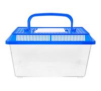 ULTECHNOVO Plastic Turtle Tank Aquarium with Basking Platform and Feeding Area, Creative Reptile Habitat Box for Raising Turtles and Tortoise, Convenient Transport and Digestion Storage