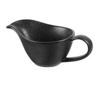 ULTECHNOVO Porcelain Gravy Sauce Boat Container: 16 Ounce Ceramic Sauce Boat with Handle - Milk Creamer Jug Containers with Dripless Lip Spout for Warming Sauces
