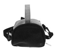 ULTECHNOVO Portable Breathable Small Animal Carrier Bag with Adjustable Shoulder Straps Multiple Compartments Mesh Window Internal Safety Straps for Outdoor Travel Use with Chinchilla Bird