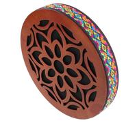 ULTECHNOVO Portable Handheld Ocean Drum Wood Ethnic Percussion Instrument for Sound Therapy and Healing Meditation, Small Size for Relaxation and Ensemble Play