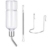 ULTECHNOVO Portable Material Animals Bottle Small Hanging Water Automatic for Ball Design Sturdy Hangers, Safe Pp 1l Capacity and Travel and Temporary Supply