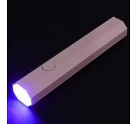 ULTECHNOVO Portable Mini UV Nail Lamp Abs Material Easy to Carry with 180mah Battery for Quick Polish Drying for Manicure Tools Convenient for Home and Nail Salon Use