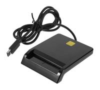 ULTECHNOVO Portable Multi-function USB Smart Card Reader for Windows Vista X Compatible with Dnie Atm Ic Id Cac Sim Bank Cards Compact High-speed Transmission