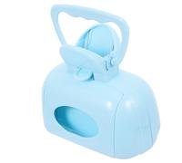 ULTECHNOVO Portable Pet Poop Picker Dog Poop Bag Carrier Multifunctional Design Portable Abs Material Waste Station with Bag Dispenser Hole for Trips to The Park Dog Owners